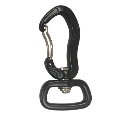 China Retail Industry Lightest Carabiner Cccessory For Dog Leash Swivel Wholesale Eye Carabiner 7075 Anodized Aluminum Carabiners for sale