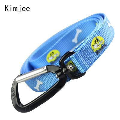 China Reflective Polyester Rope Dog Training Leash Carabiner Dog Safety Elevating Safety Belt with Sarabiner Swivel for sale