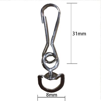 China Retail industry 10mm swivel hook for lanyard metal hook for lanyard for sale