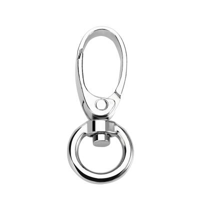 China Retail Industry Shape Dog Swivel Zinc Alloy Oval Eye Hook Snap Hook For Lanyard Accessory for sale