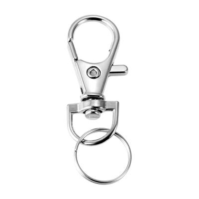 China Keychain Premium Swivel Snap Hooks With Metal Lanyard Keychain Hooks Lobster Clasps For Keyring Jewelry for sale