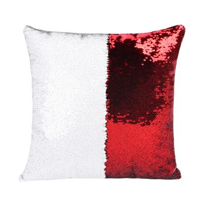 China Accept custom design sublimation sequin pillow, blank sublimation pillow sparkle for sequin pillow sublimation blank for sale