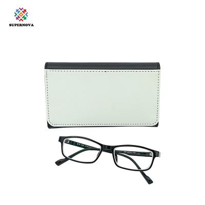 China With Magnet Sublimation Wholesale Eyeglasses Cases Leather Pouch Bag For Sunglasses for sale