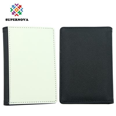 China Sublimation Blanks Factory Sublimation Customized Passport Cover Holder Directly With Card Slots for sale