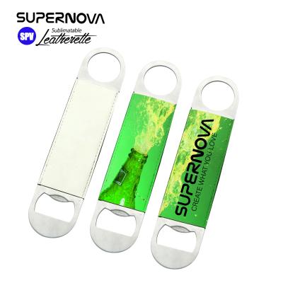 China Stocked Sublimation Bottle Opener Key Chain, Blank Sublimation Key Ring for sale