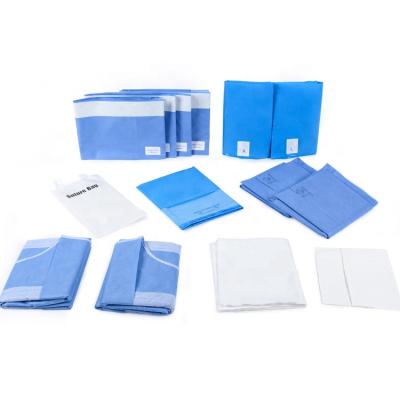 China Safety CE ISO Factory Price Hot Sale High Quality Disposable Universal Surgical Pack for sale