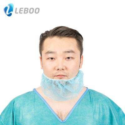 China Leboo cheap disposable food industry nonwoen beard cover approved for food hospital other industry for sale