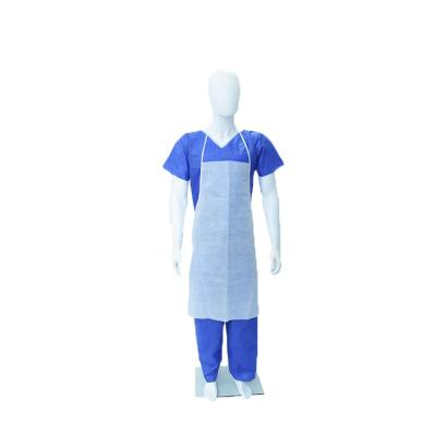 China High Quality Disposable PE Coated Plastic Apron CE Breathful Leboo ISO Disposable Plastic Apron for sale