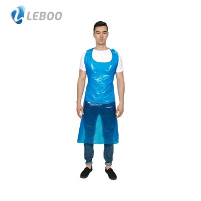 China LDPE Lightweight Plastic Food Contact Medical Apron for sale