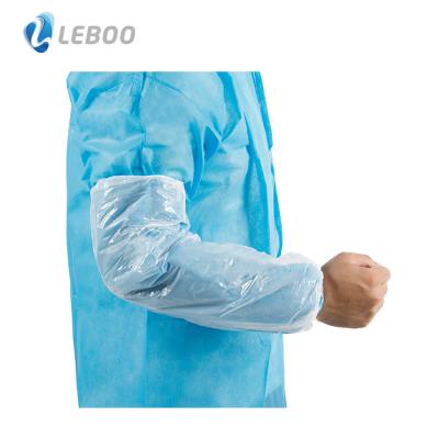 China Leboo Dustproof Disposable PE Sleeve Cover Machine Made for sale