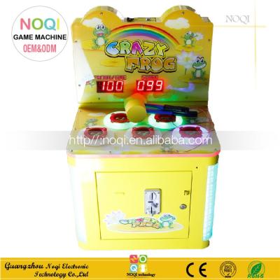 China 2018 Competitive Striking Coin Operated Frog Arcade Amusement Game Machine Crazy Frogs for sale