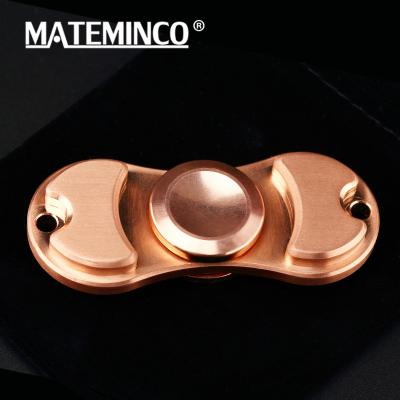 China Mateminco gift tarqbar high speed promotional toys for adults children finger hand copper ss fidgety person wholesale brass spinner 69.3mm*29.8mm*9.7mm for sale