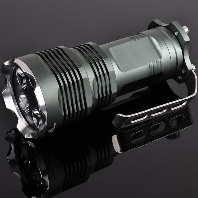 China Tongming TM-8006 Camping Spotlight Waterproof Powerful XM-L T6 18650 Battery Long Ringed Beam Distance 5 Modes Led Flashlight Torch for sale