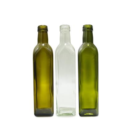 China Eco-friendly Wholesale Bulk Dark Green Empty Olive Oil Glass Bottle For Kitchen Cooking for sale