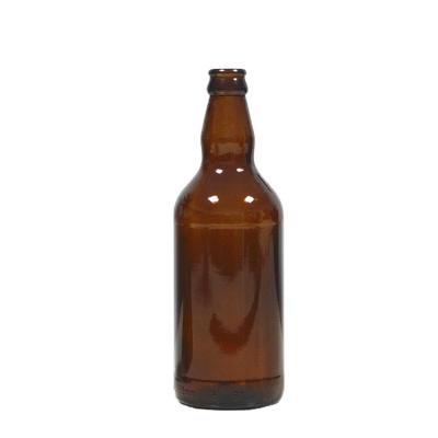 China Amber Empty Beer Glass Bottle fashionable material recyclable 500ml for liquor made in China CY-1162 for sale