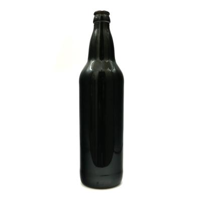 China 650ml Recyclable Glass Beer Bulk Sale Black Bottles For Liquor Produced By China Supplier CY-1357 for sale