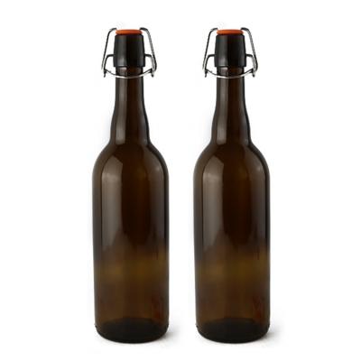 China Empty Glass Beer Bottle Swing Cap 750ml Beer Bottle CY-892 for sale