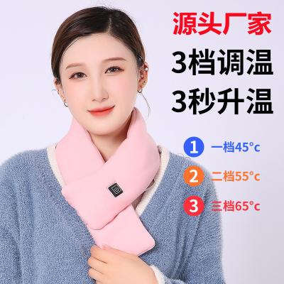 China Self Heating Comfortable Hot Selling USB Heated Soft Scarf Winter Neck Hand Warmer Scarf for sale