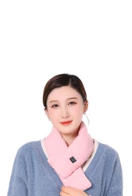 China Self Heating Graphene Heated Scarf USB Battery Heated Vibration Massage Scarf for sale