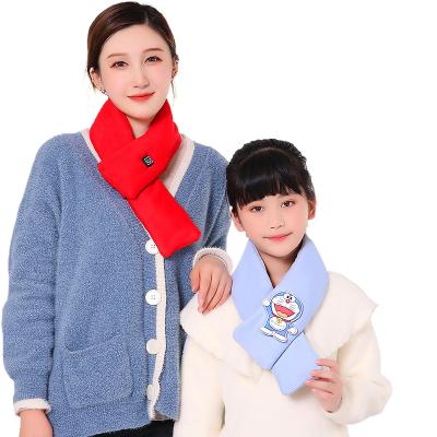 China Fashion Designer Customized Heating Scarves For Women Comfortable USB Wrap Neck Self Heating Popular Winter Warm Washable Scarves Stylish for sale