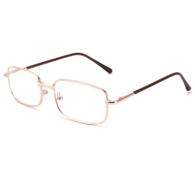 China Fashion Slim Logo Designer Men Women Custom Stainless Cat Eye Frame Reading Glasses for sale