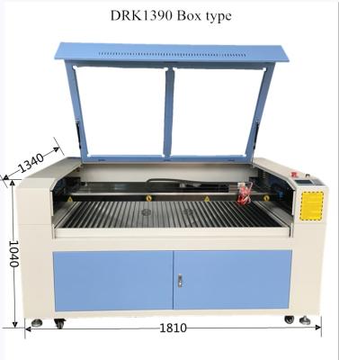 China Derek1610 1600*1000mm 80w 100w 130w 150w 180w CO2 water cooled laser engraving cutting machine with EFR RECI laser tube for nonmetal for sale