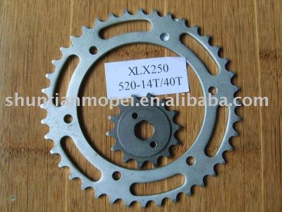 China D-650 Motorcycle Chain Sprocket Motorcycle Sprocket for sale