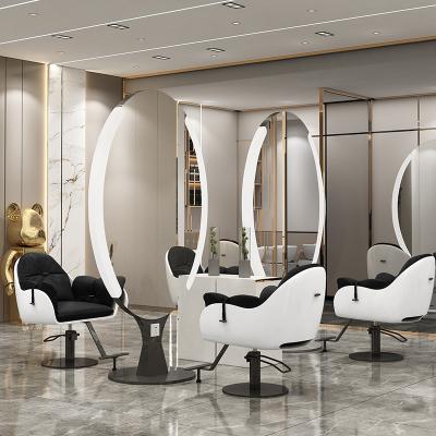 China Illuminated Beauty Salon Mirror Double Sided Salon Mirrors for sale