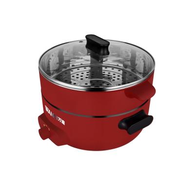 China Sale Design Temperature Control Hot Pot Automatic Single Constant Hot Indoor Electric Cooker 2in1 Grill for sale