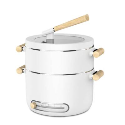 China 304 Stainless Steel Mini Electric Cooking Hot Pot Wholesale High Quality Automatic Constant Temperature Control for sale