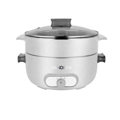 China Automatic Constant Temperature Control Double Soup 2 In 1 Pan Pan Multifunctional Hot Pot Electric Shabu Cooker for sale