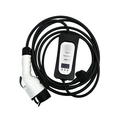 China Waterproof Hot Selling Portable EV Connector 16A Mode 2 Type 1 UK Power Plug Charging Cable for sale