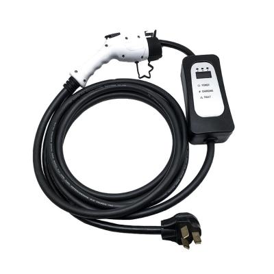 China For Car Charging New Energy Vehicles 32A Mode 2 Type 1 to NEMA6-50 EV Cable Portable EV Charging Connector for sale