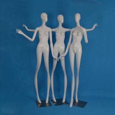 China Realistic Tailoring Female Mannequin Single Bright White Weight 16kg Full Body for sale