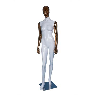 China Unique Fashion Faberglass Display Standing Full Body Mannequin Adjustable Body for sale