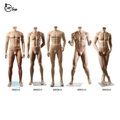 China Unique Headless Full Body Muscle Sports Model Props Shooting Mannequin Display Stand for sale