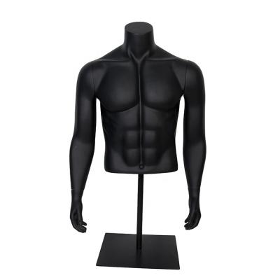 China Custom Wholesale Unique Muscular Bodybuilding Half Body Male Mannequin for sale