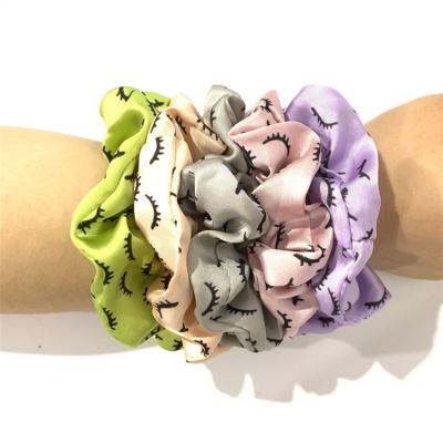 China Hot Selling Custom Scrunchies Silk Satin Hairband Scrunchies Latest Little Scrunchies for sale