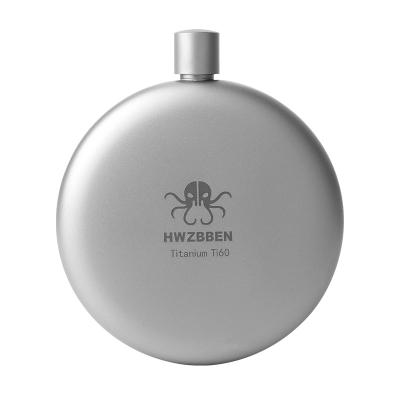 China Acid and alkali resistance; Biological friendly; Harmful Metal Pocket Whiskey Jug Hip Hip Flask Free Outdoor Camping Titanium Wine Bottle HWZBBEN for sale