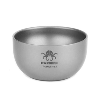 China HWZBBEN Ti52 Durable Lightweight Camping Titanium Kung Fu Tea Cup Outdoor Rise Easy To Carry Mini Tea Cup for sale