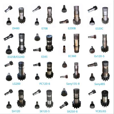 China Building Material Stores LG200 Swing Drive Shaft Excavator Swing Motor Reducer Box Drive Device Final Spare Parts for sale