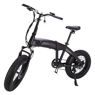 China 2021 Popular Steel Tire 500W Foldable Electric Fat Bike Electric Bicycle 20