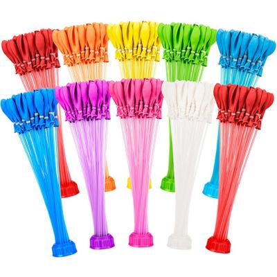 China Gift Toy 111pcs 3 Tube Balloons Latex Emulsion Water Injection Artifact Water-Sprinkling Festival Water Balloon Fast Self-Sealing Balloon for sale