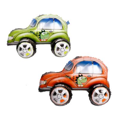 China Gift Toy Wholesale Vehicle Beatle Car Aluminum Balloons Party Decoration Kids Car Toy Inflatable Jumping Balloon For Boy Gifts for sale