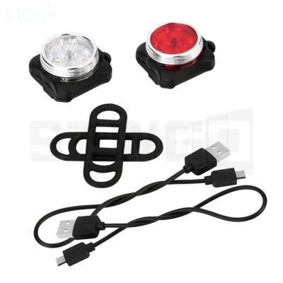 China ABS Bike Bicycle Light Set Super Bright MTB 3LED Headlight, 3 LED Taillight LED Light Set for sale