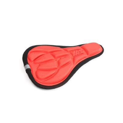 China Bike Accessories 3D Anti-Abrasion Gel Skid And Bicycle Seat Padded Cover , Silicone 3D Non Plane Bicycle Seat Cover for sale