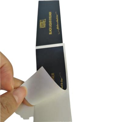 China Waterproof Rainbow Printed Eco-Friendly Biodegradable Custom Vinyl Logo Adhesive Black Gold Foil Paper Wrap Labels Stickers Printing for sale