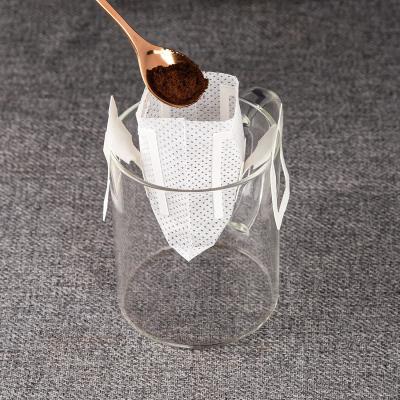 China Non Woven Fabric Disposable Portable Drip Coffee Tea Filter Bags Hanging Filters And Hanging Ear Drip Coffee Filter Bag for sale