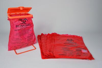 China Scientific Steel Wire Biohazard Bag Holder, Epoxy Coated, Standard-Sized Poxygrid Biohazard Bag Holder Kit for sale