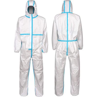 China Ppekit Disposable Safety Coveralls Disposable Protection Chemical Protective Microporous Non-Woven Coverall OEM for sale